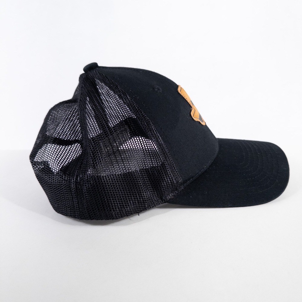 RopeSmart Hat Cap Black Texas Patch Adults One Size Snap Back Adjustable Fit - Picture 2 of 6
